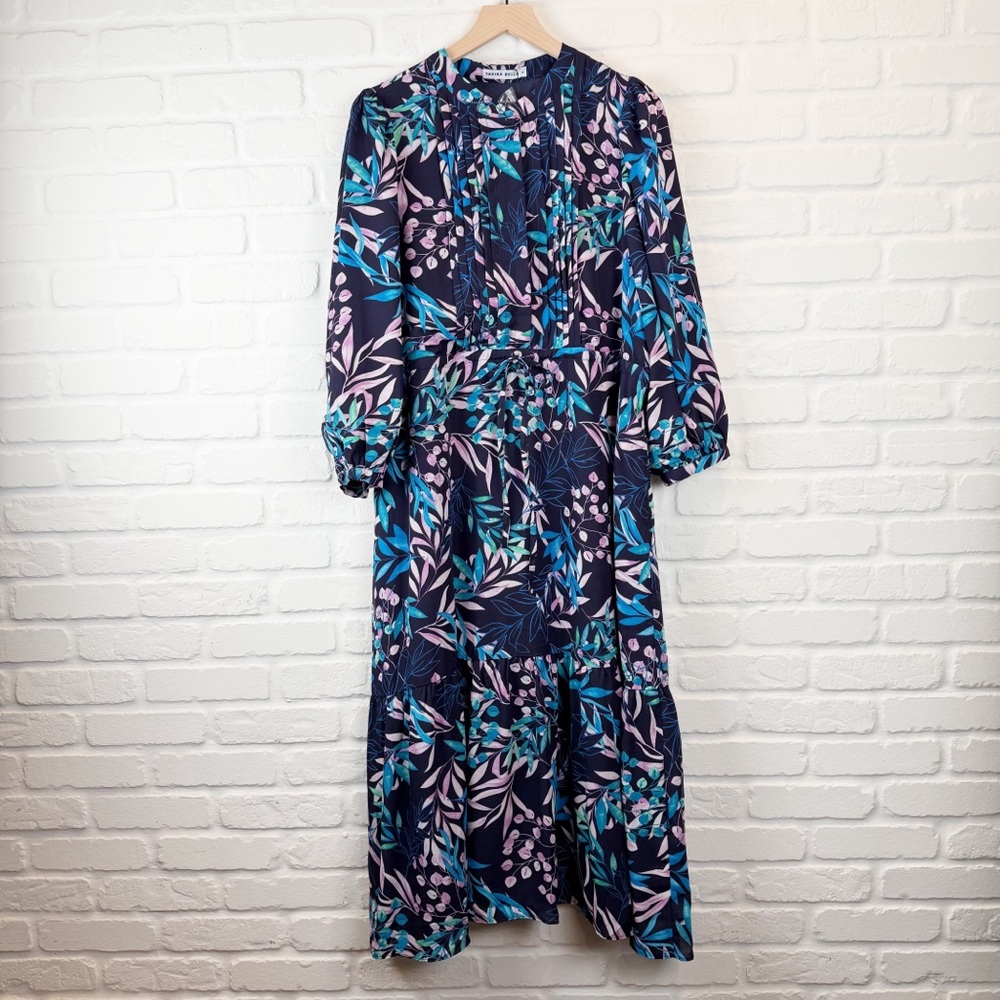 Elegant Long Sleeve Floral Dress